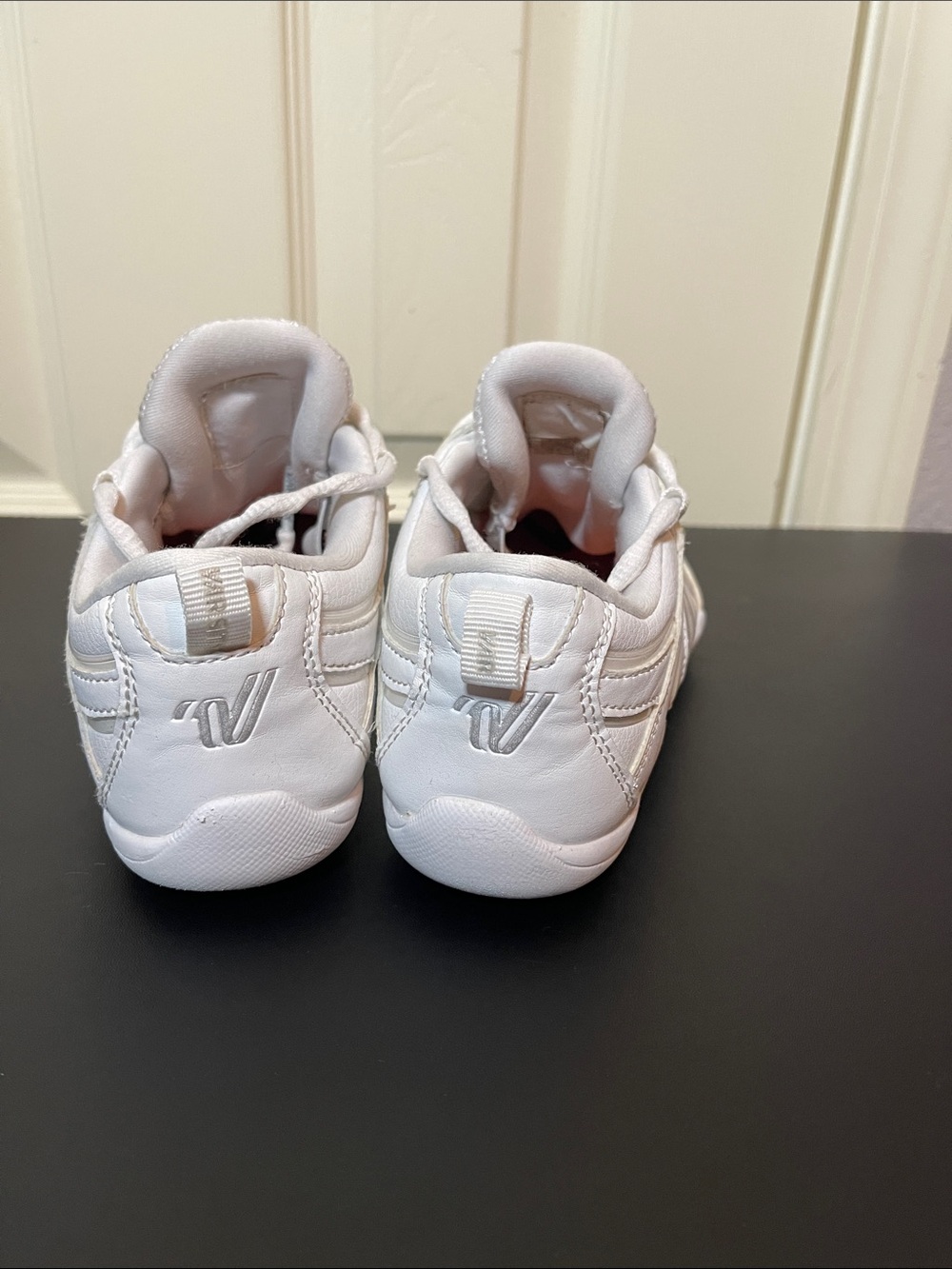 Varsity Kids White Lace-Up Sneakers - Picture 2 of 7